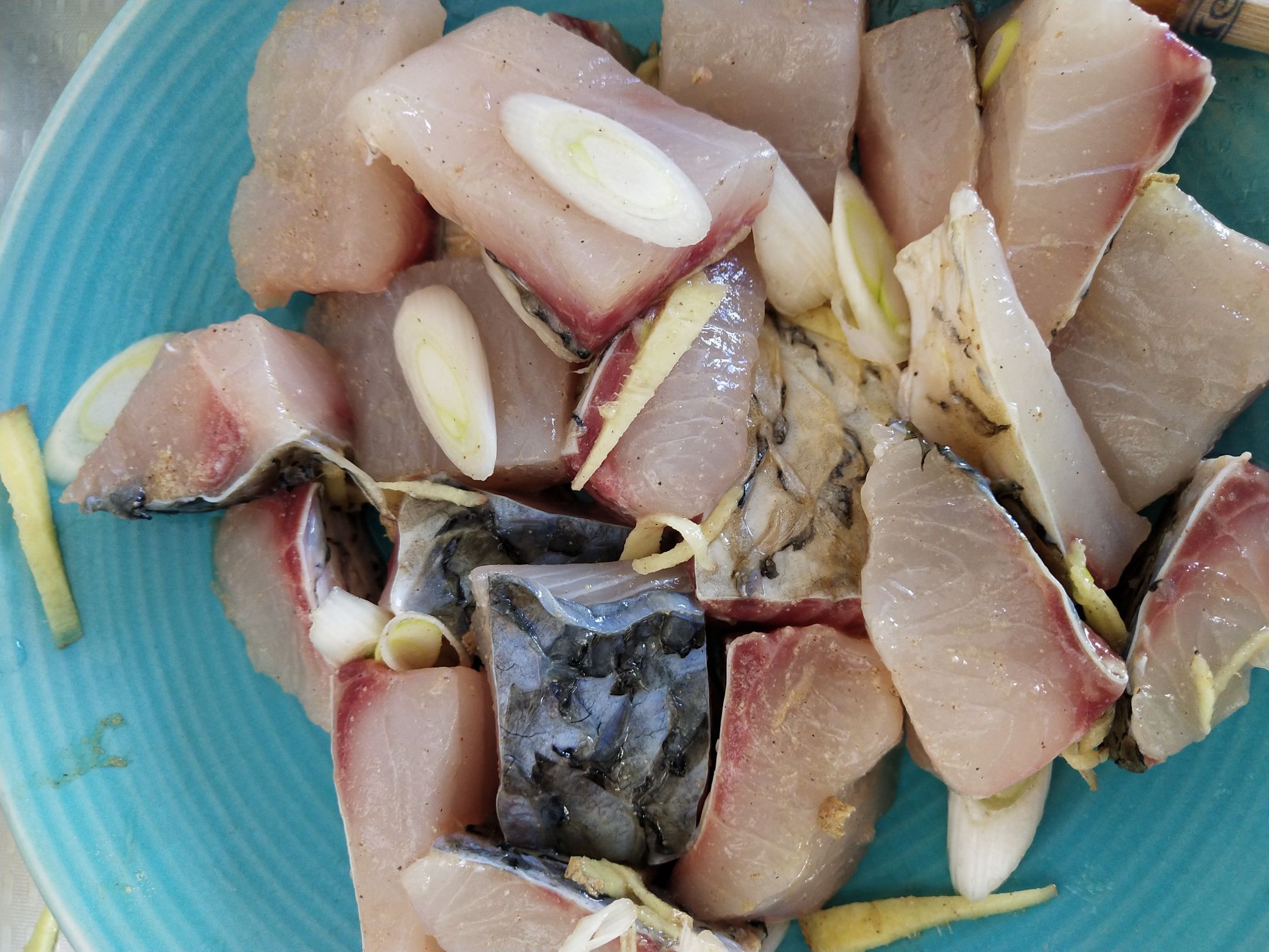 Steamed Fish with Ham recipe