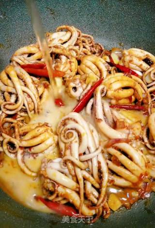 Spicy Squid Silk recipe