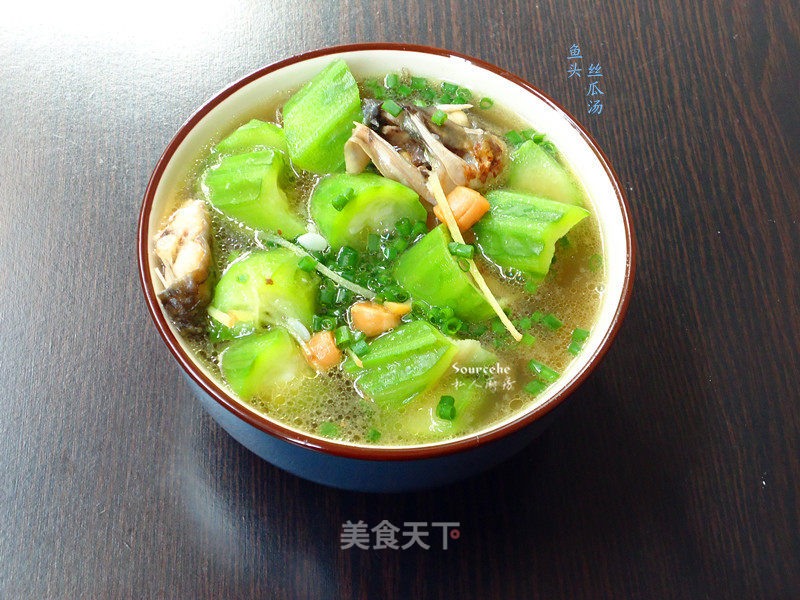 Fish Head Loofah Soup recipe