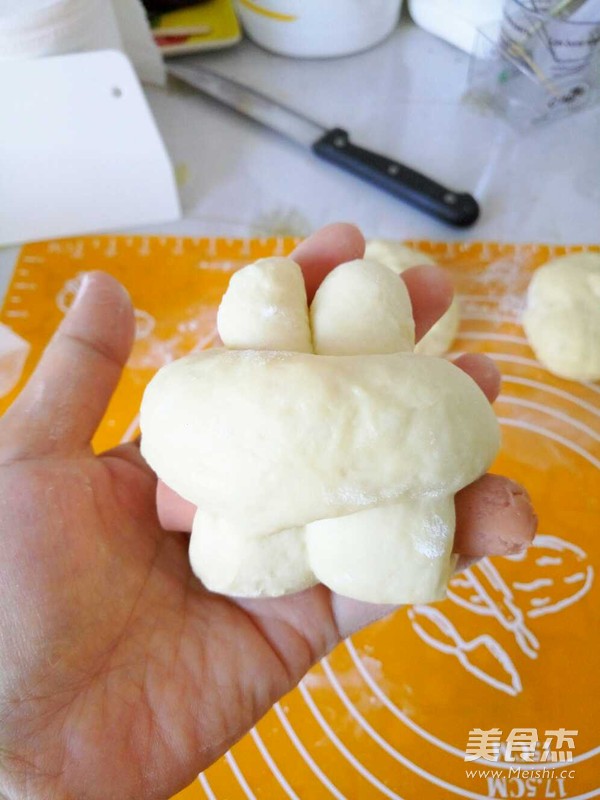 Cute Bunny Sausage Bread recipe