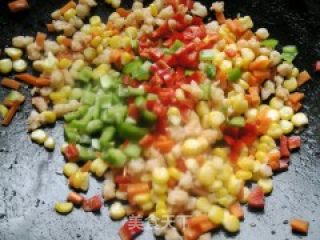 Stir-fried Shrimp with Colored Vegetables recipe