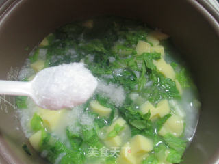 Cabbage Sakura Yum Tofu Rice Congee recipe