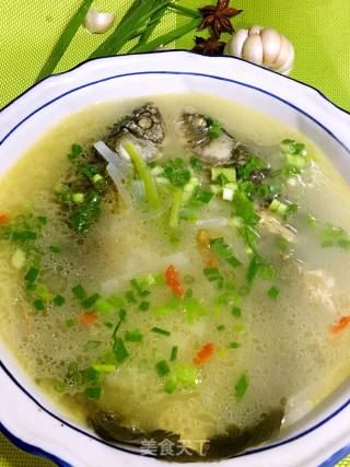 #信之美# Carp Soup with Shredded Carrot recipe