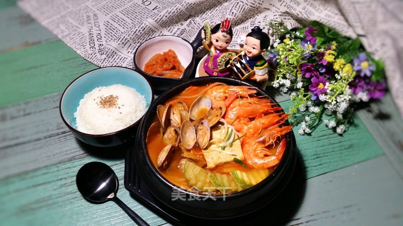 Korean Seafood Miso Soup