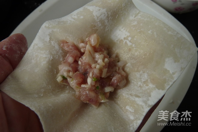 Rice White Shrimp Wonton recipe