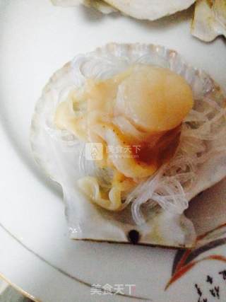 Scallops with Garlic Vermicelli recipe