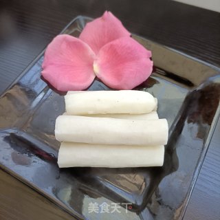 Flower Stuffed Steamed Yam recipe