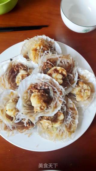 Steamed Scallops with Garlic recipe