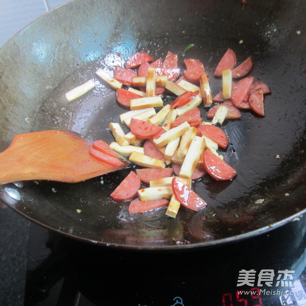 Green Pepper and Cabbage Tofu Shreds recipe