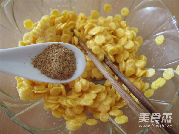 Egg-flavored Spiced Corn Flakes recipe