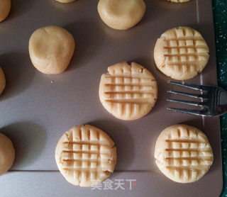 Peanut Butter Grid Cookies recipe
