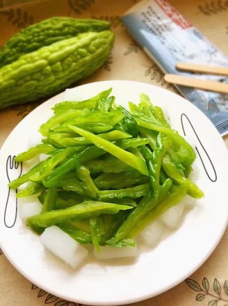 Bitter Melon with Popsicles recipe