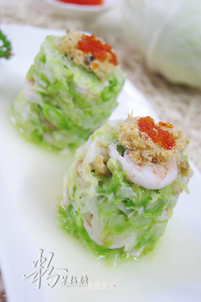 Double Shrimp Cabbage Dumpling recipe