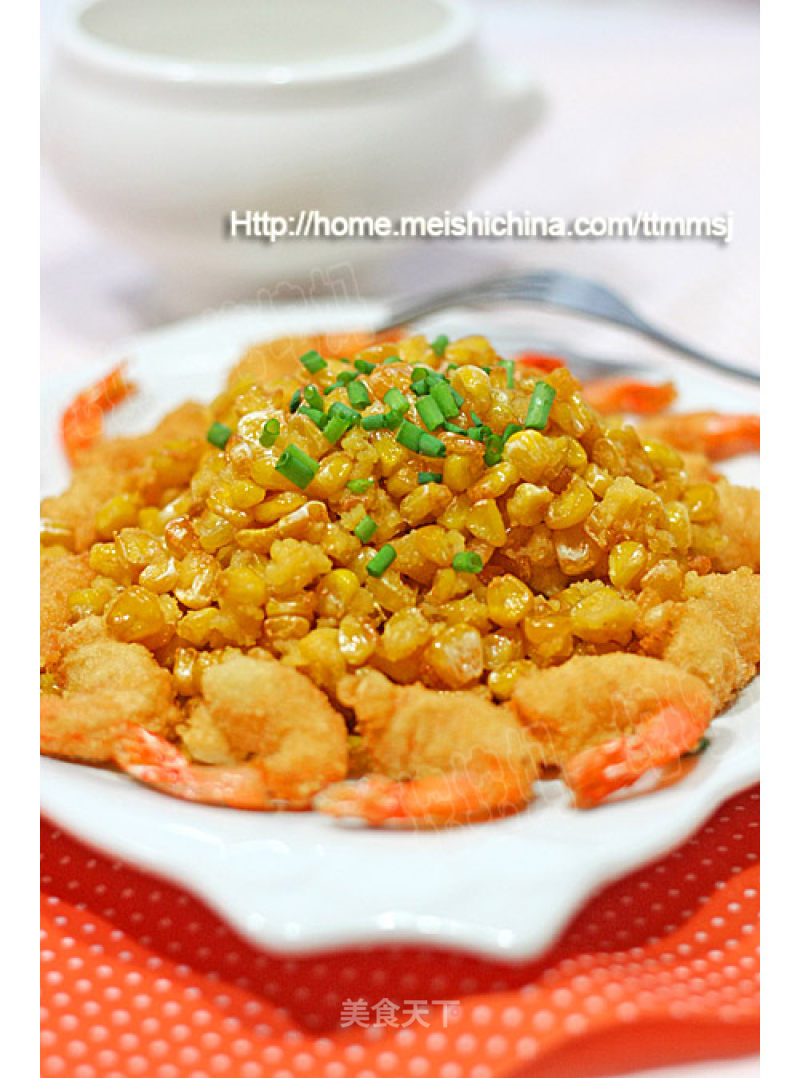Jin Yu Man Tang Golden Sands Corn Ingot Shrimp recipe