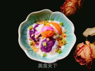 Two-color Potato Ball Yogurt Cover recipe