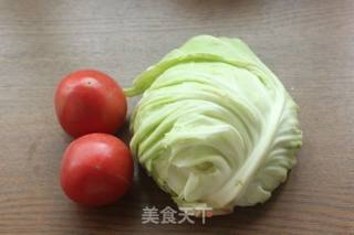 Stir-fried Cabbage with Tomato recipe