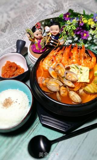 Korean Seafood Miso Soup recipe