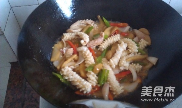 Double Pepper Fresh Squid recipe