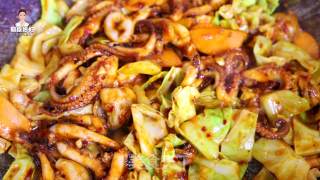 Korean Spicy Stir-fried Octopus recipe