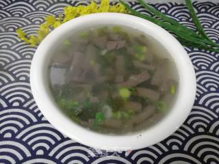 Duck Blood and Ear Soup recipe