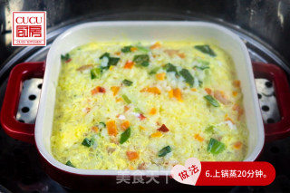 Steamed Rice with Mixed Vegetables recipe