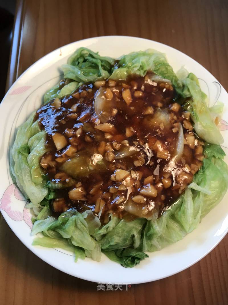 Lettuce in Oyster Sauce recipe