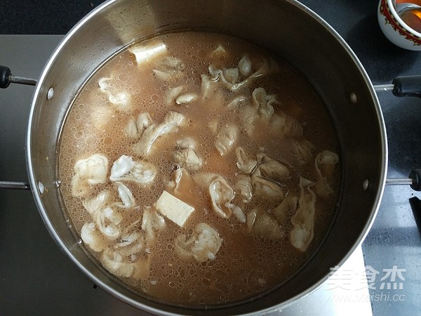 Fermented Bean Curd and Tofu Soup recipe