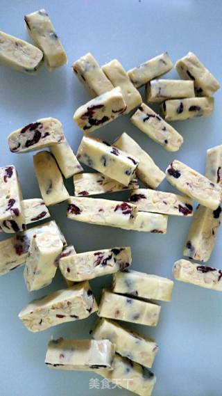 Peanut Cranberry Nougat recipe