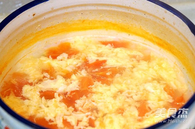 Tomato Egg Drop Soup recipe