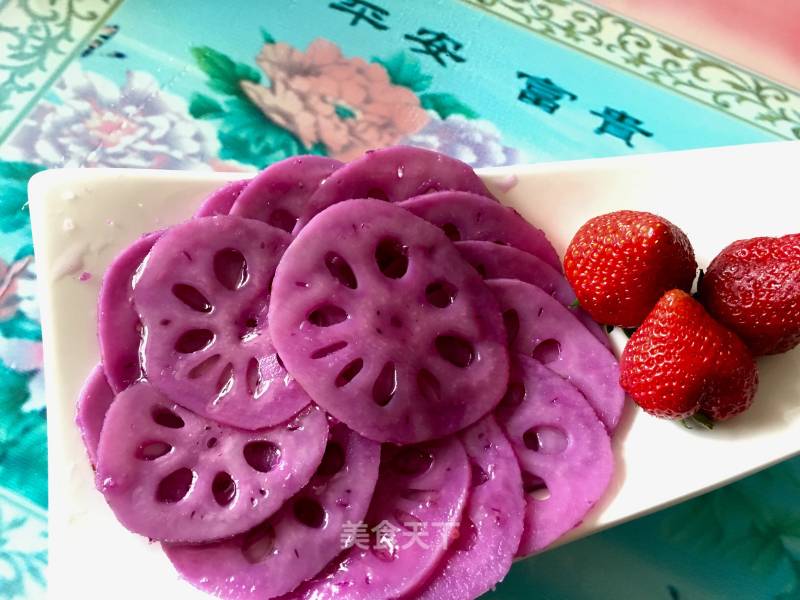 Honey Rouge Lotus Root recipe