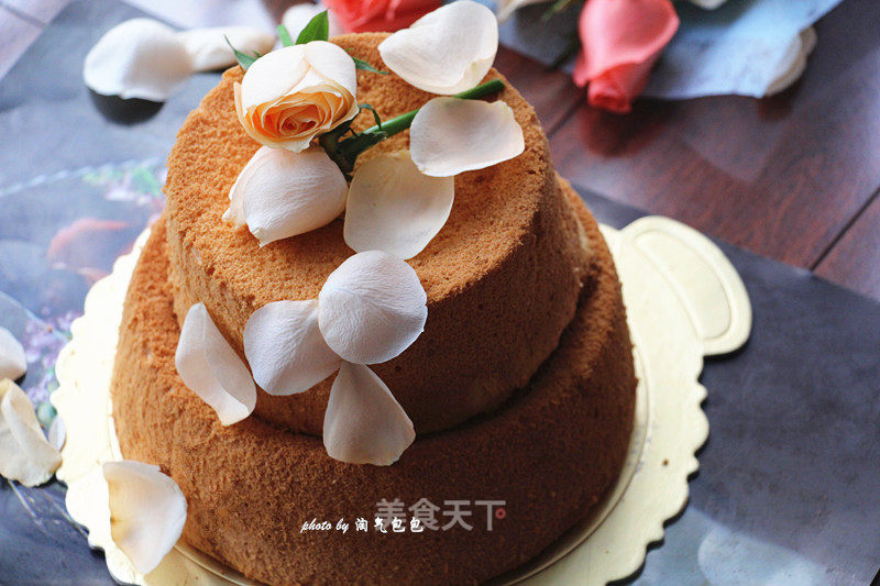 Happy Birthday! 【orange Chiffon Cake】 recipe