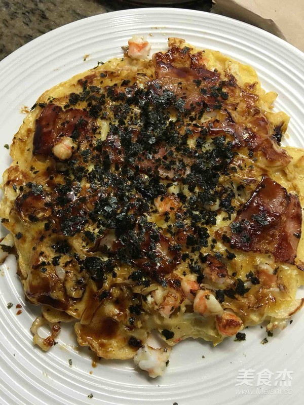 Homemade Simple Okonomiyaki recipe