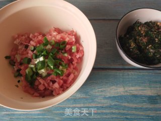 Dumplings Cooked with Corn Dumpling Flour and Dandelion Meat recipe