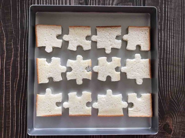 Toast Version of Children's Puzzle recipe