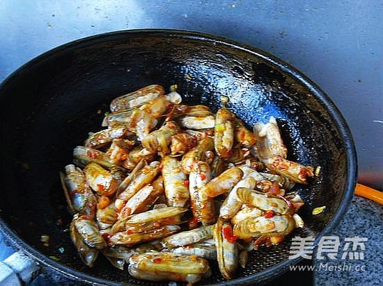 Spicy Fried Razor Clam recipe