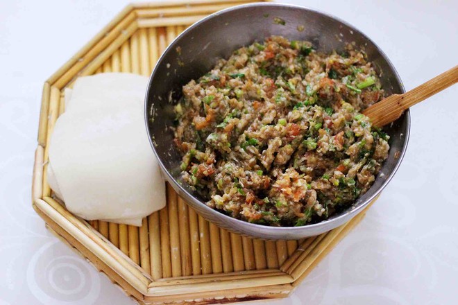 [tuan Tuan Yuan Yuan] Wontons with Sea Rice and Coriander Stuffing recipe