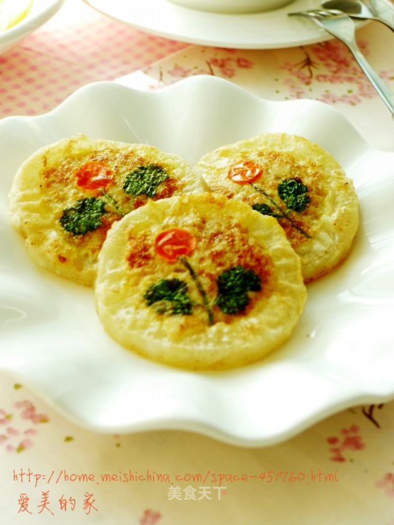 Give The Radish A New Trick---white Radish Flower Cake recipe