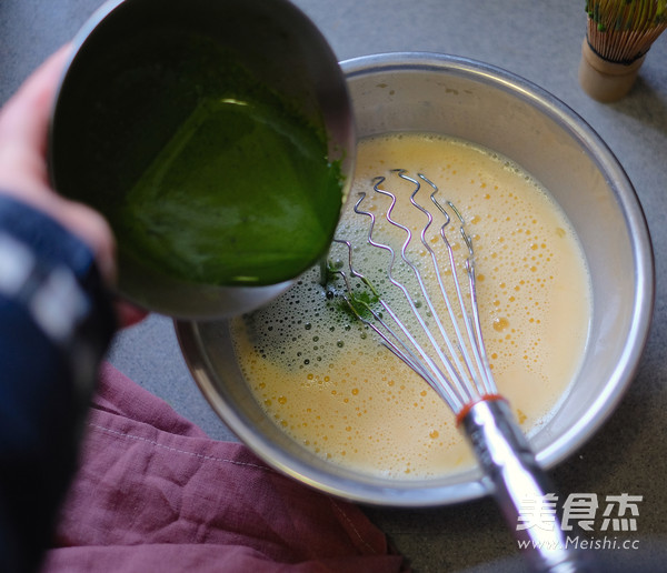 Steamed Matcha Pudding recipe