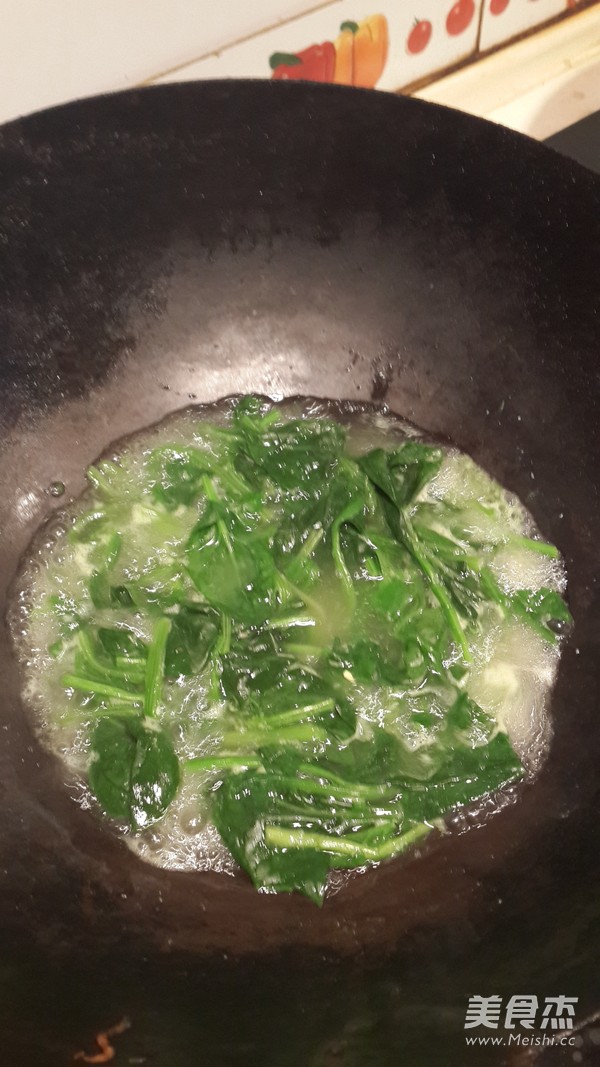 Spinach Noodle Soup recipe