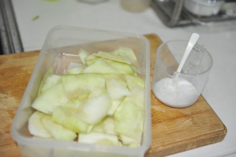 Wasabi Watermelon Rind recipe