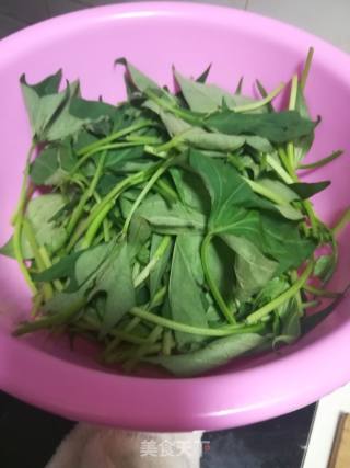 Stir-fried Sweet Potato Leaves recipe