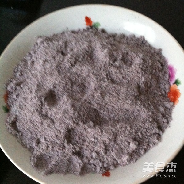 Blood Glutinous Rice and Red Bean Sponge Cake recipe