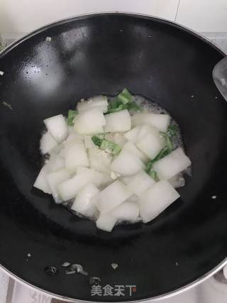 Vegetarian Fried Winter Melon Slices recipe