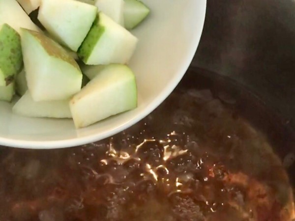 Saponin Rice Peach Gum Pear Syrup recipe