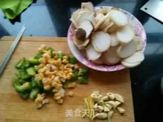 Corn Pleurotus Eryngii recipe