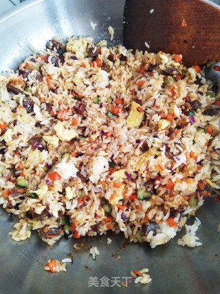 Fried Rice with Dried Intestines recipe