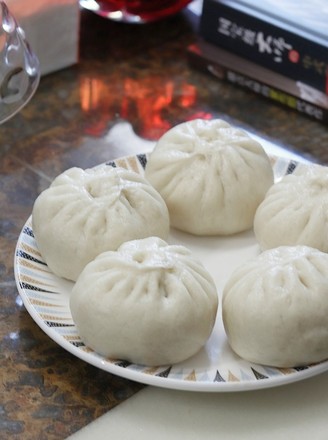 Pork Buns with Cabbage Vermicelli recipe