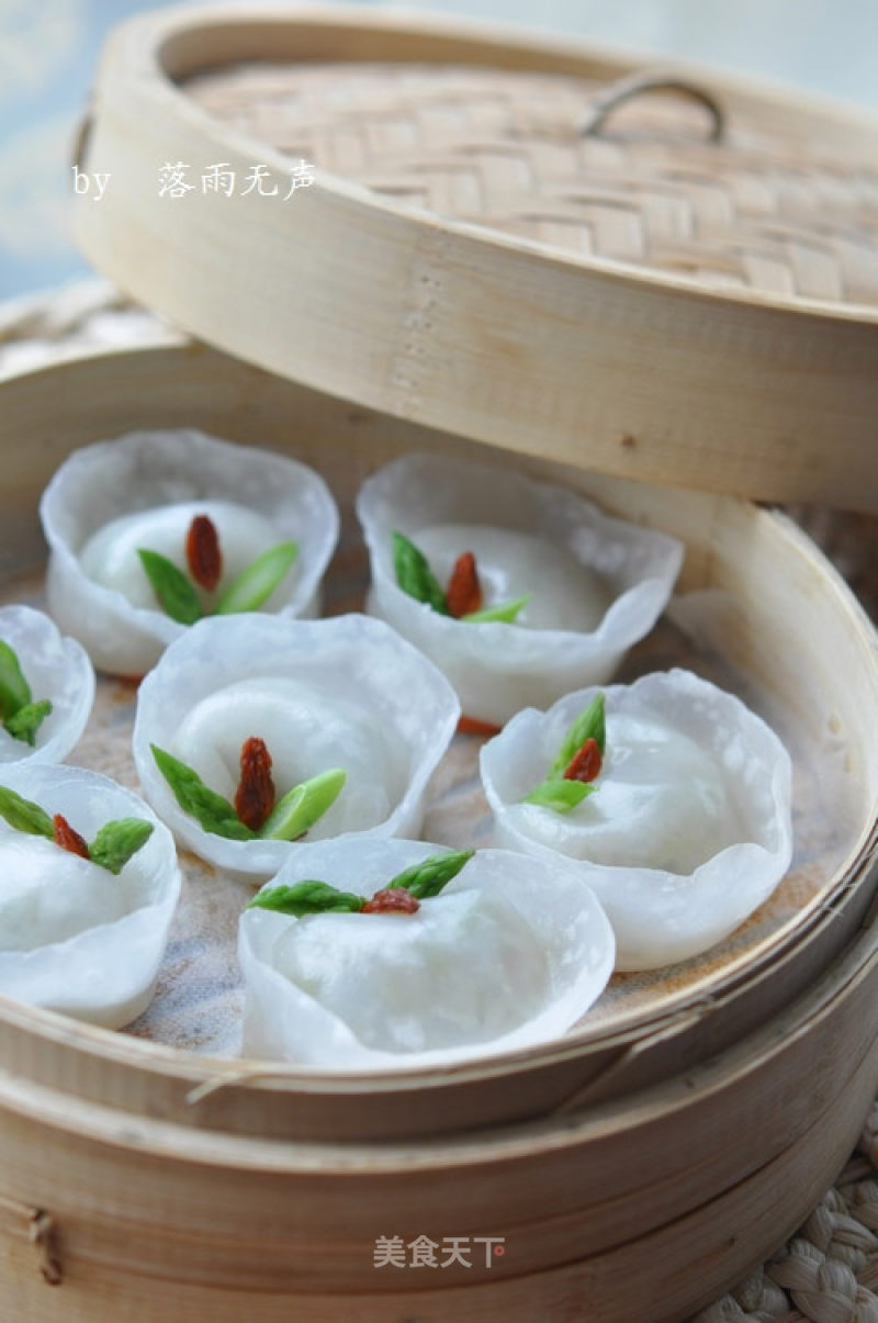 Asparagus Crystal Dumplings recipe