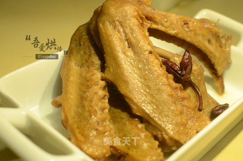 Homemade Zhou Hei Duck Flavor Braised Wings recipe