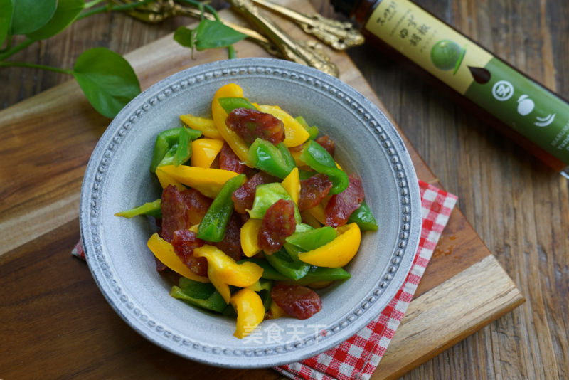 Stir-fry with Sweet Intestine and Pepper recipe